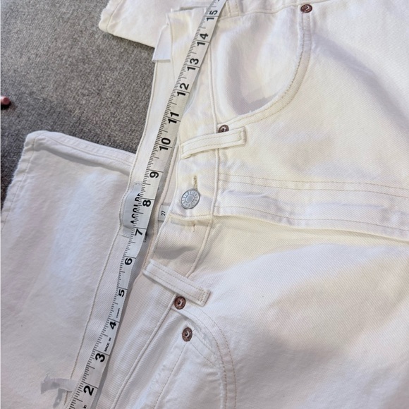 Agolde Women's Flare White Jeans - Picture 8 of 9